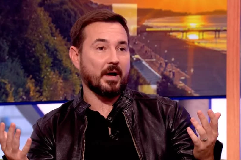 Martin Compston appeared on The One Show to discuss his new podcast