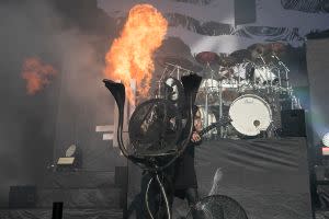 behemoth 02 In Photos: Slipknot Kick Off Knotfest Roadshow with Volbeat, Gojira, and Behemoth   Setlist + Video (7/26)