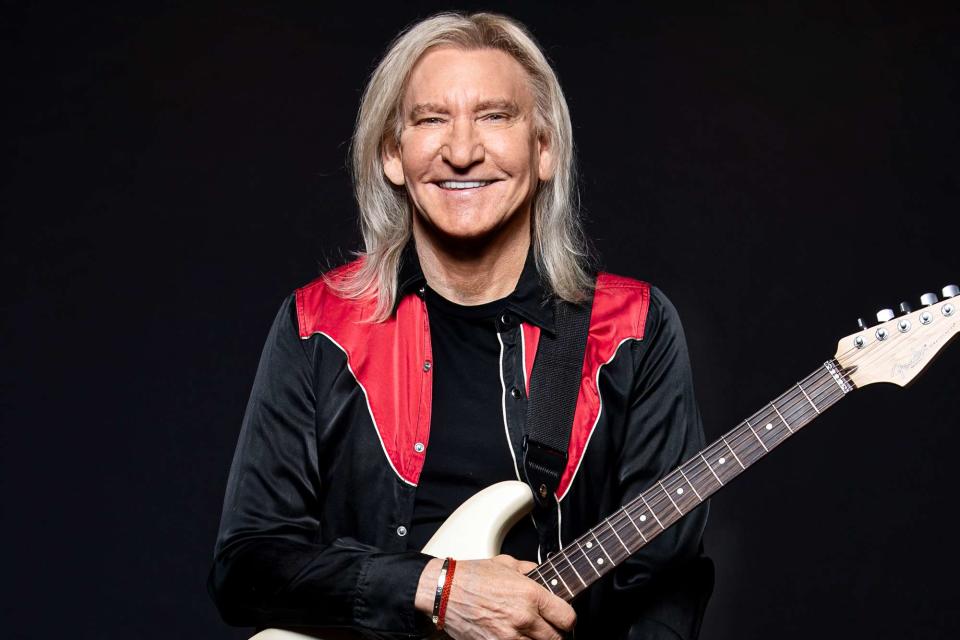 <p>Ross Halfin</p> Joe Walsh in 2022