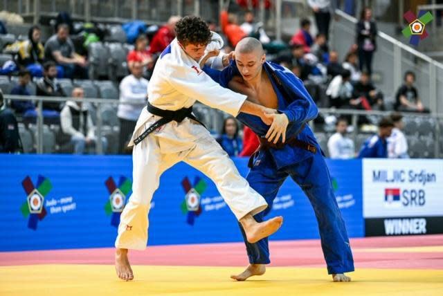 The Northern Echo: Tom Deniz competing in judo
