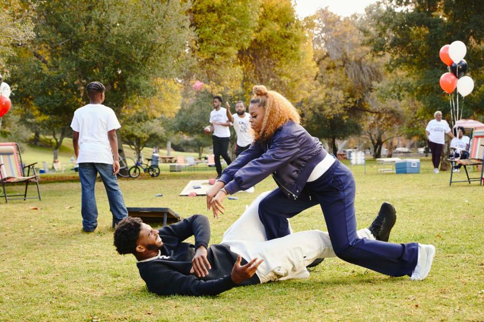 Deion Sanders BTS Shots from Super Bowl Commercial