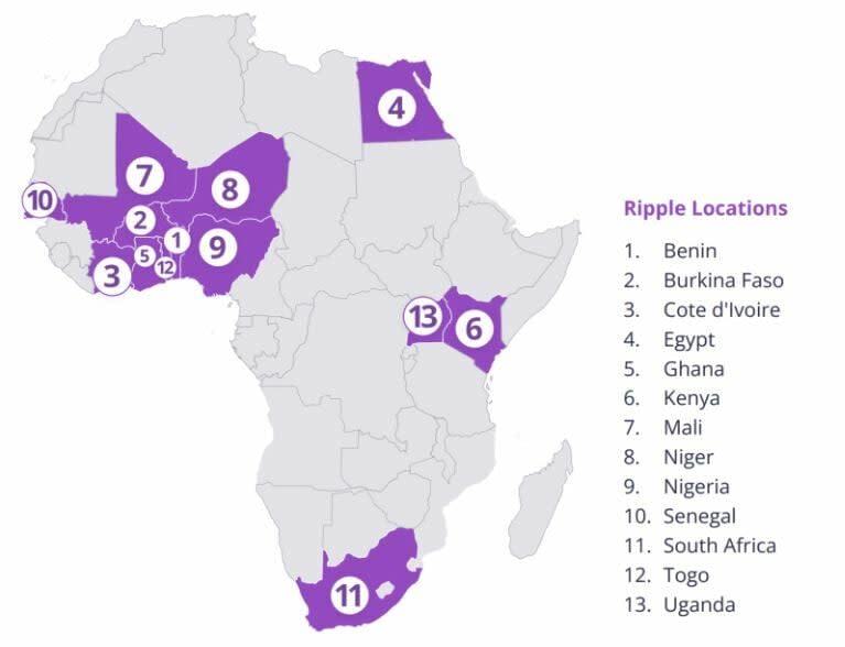 “African Blockchain Report 2022”: Al menos 13 países usan Ripple y XRP