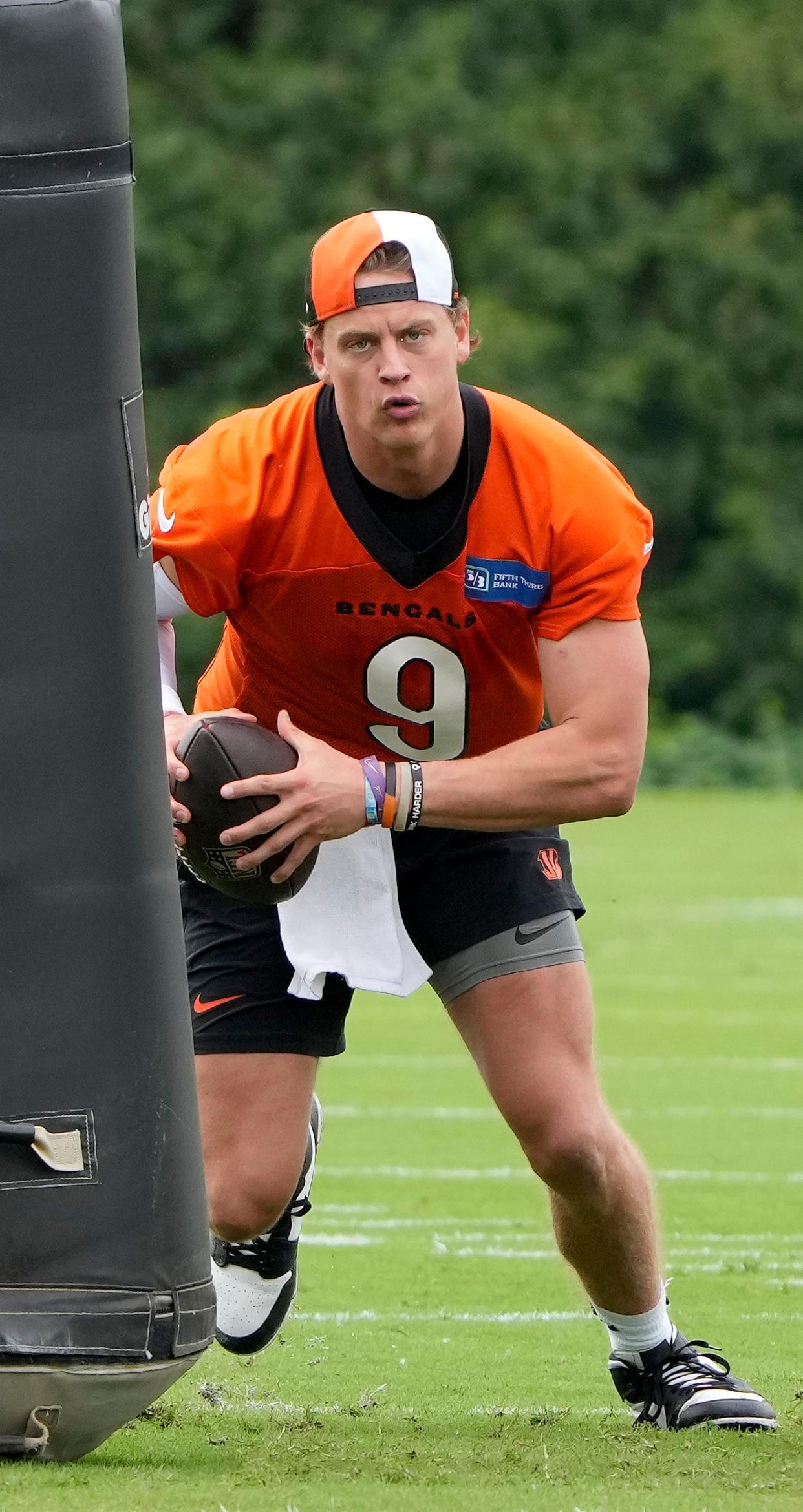 Bengals quarterback Joe Burrow, who is recovering from wrist surgery, told reporters this week that he is "addicted to getting better" as a player.
