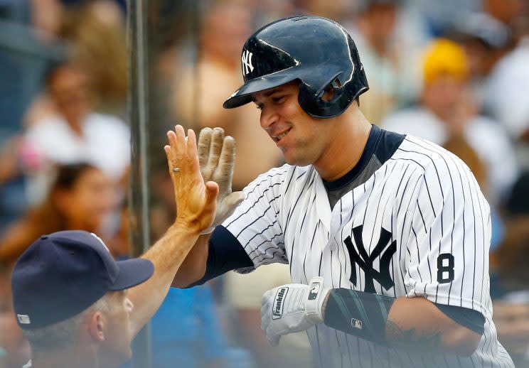 Yankees catcher Gary Sanchez appears poised for a strong fantasy year. (Getty Images)