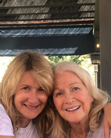 <p>Laura Dern Instagram</p> Laura Dern and her mother Diane Ladd.