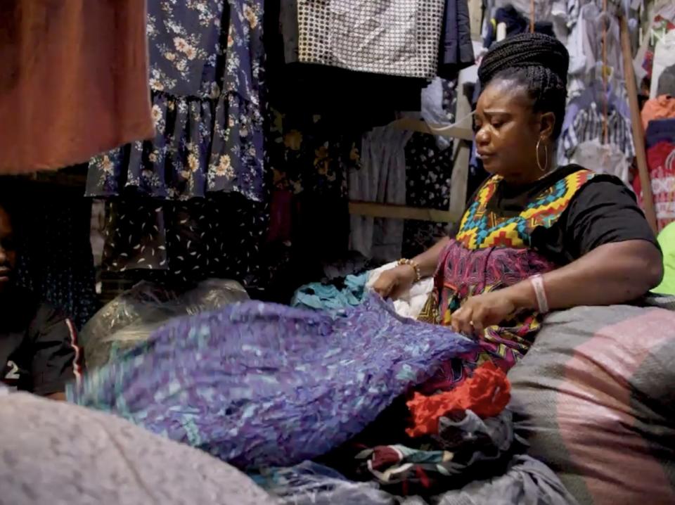 Vendor in Kantamanto Market