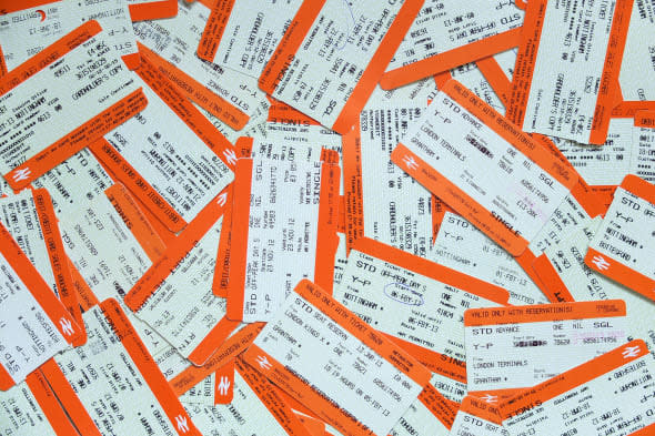 Travel Stock - Train Tickets