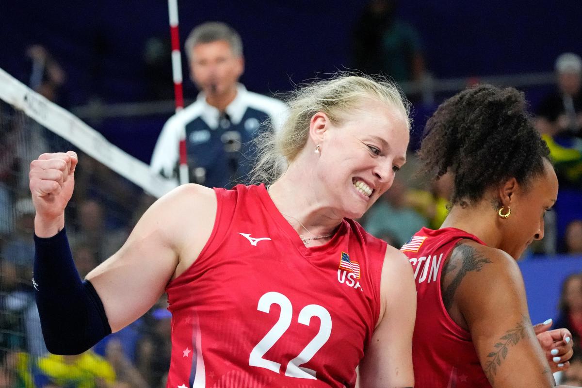 US women's volleyball will play for Olympic gold after thrilling 5set