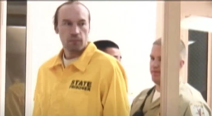 Clifton wearing a "State Prisoner" uniform