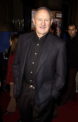 Gene Hackman at the Hollywood premiere of The Royal Tenenbaums