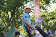 Brad Paisley took to the “GMA Summer Concert Series” stage in Central Park, performing hits off his latest album, “This is Country Music."