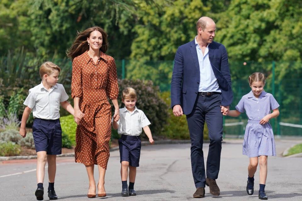 Prince George, Princess Charlotte and Prince Louis have all moved up in the line of succession (PA) (PA Wire)