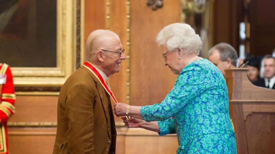 He became Sir John Hurt when he was knighted by Queen Elizabeth in 2015.