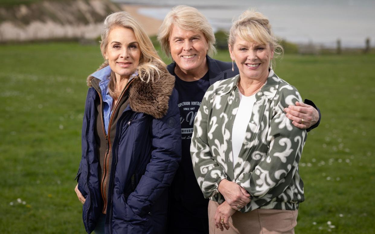 Last hurrah: Jay Aston, Mike Nolan and Cheryl Baker from Bucks Fizz