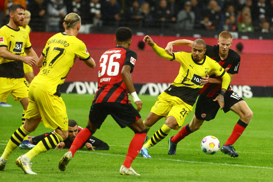 Borussia Dortmund kann nach einem 2:0-Rückstand noch ein Remis retten. (Bild: Reuters)