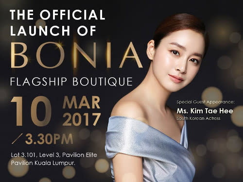 The actress will be gracing Malaysia with her presence for the very first time