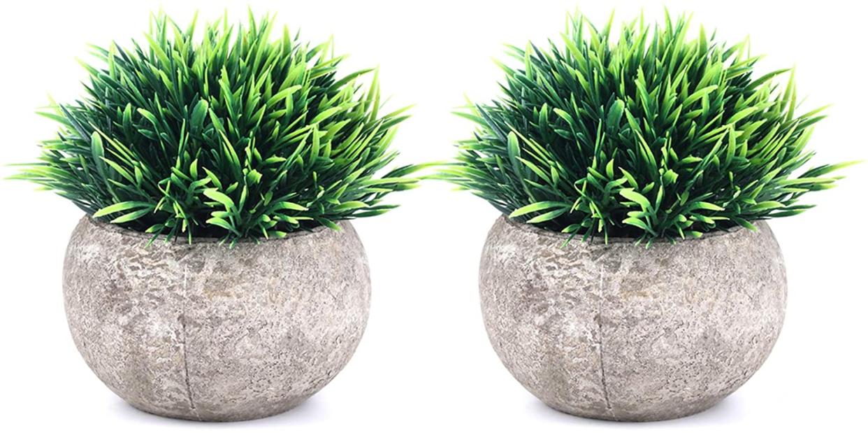 The Bloom Times 2 Pcs Fake Plants, Best Gifts Under $20