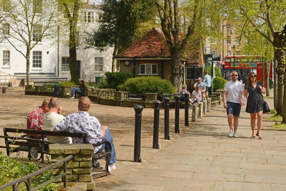 Highgate village, where Kate Moss sold her house this year (Daniel Lynch)