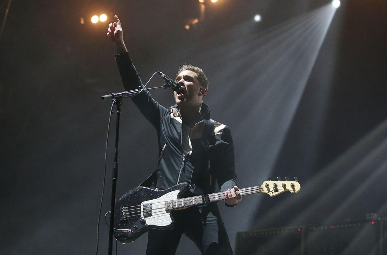 Rock royalty: Mike Kerr of Royal Blood performs live: Getty Images