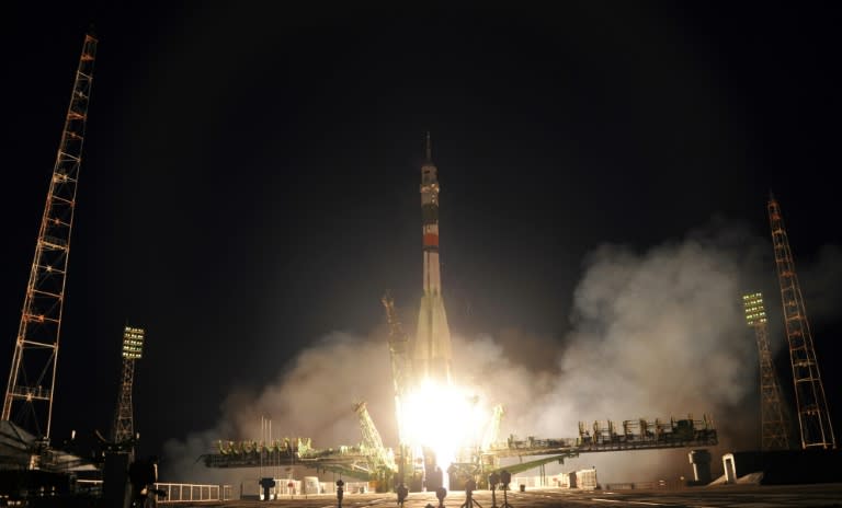 The arrival of the three astronauts boosts the ISS back up to its full capacity of six for the first time since April, after Russia decided to cut the number of its cosmonauts to two