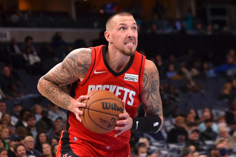 Seen here, Houston Rockets star Daniel Theis playing against the Memphis Grizzlies in the NBA.