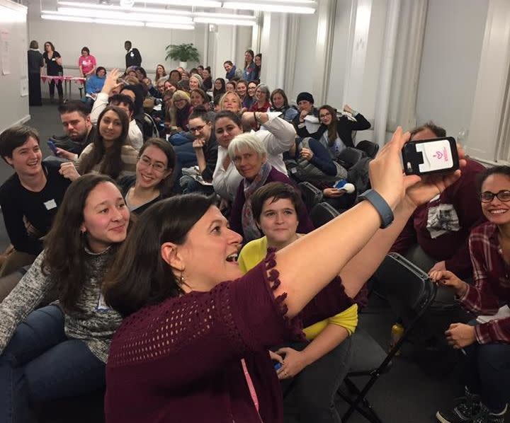 A packed volunteer training in Maine, held in December 2016 by Planned Parenthood of Northern New England.&nbsp; (Photo: Planned Parenthood of Northern New England)