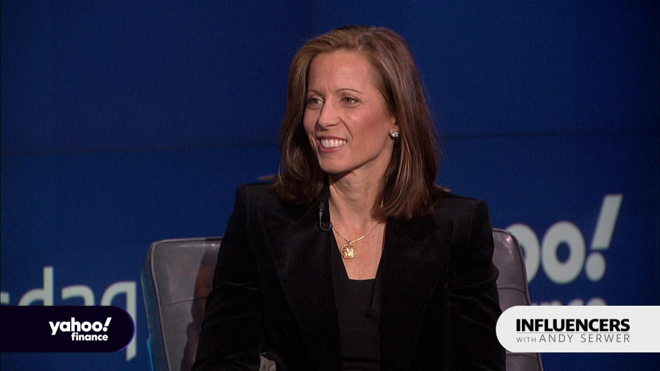 Nasdaq CEO Adena Friedman appears on Influencers with Andy Serwer.