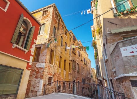 The streets of Venice - Credit: Getty