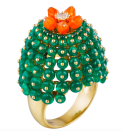 <p>Cartier’s iconic cactus ring is topped with bright carnelian ‘petals’. The stone is said to be motivational.</p><p>Yellow gold, emerald, carnelian and diamond ring, price on request, Cartier</p><p><a class="link " href="https://www.cartier.co.uk/en-gb/collections/jewellery/categories/rings/cactus-de-cartier/h4323300-cactus-de-cartier-ring.html" rel="nofollow noopener" target="_blank" data-ylk="slk:SHOP NOW;elm:context_link;itc:0;sec:content-canvas">SHOP NOW</a><br></p>