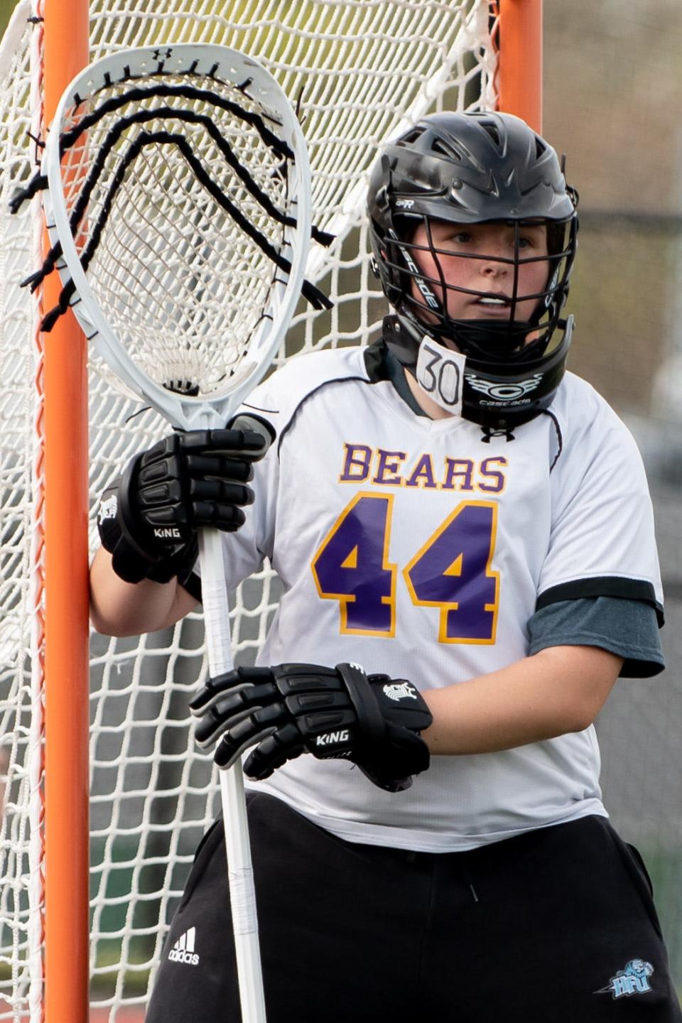 Upper Moreland senior goalie Emma Hurley helped the Golden Bears reach the quarterfinals of the PIAA District One Class 2A tournament.