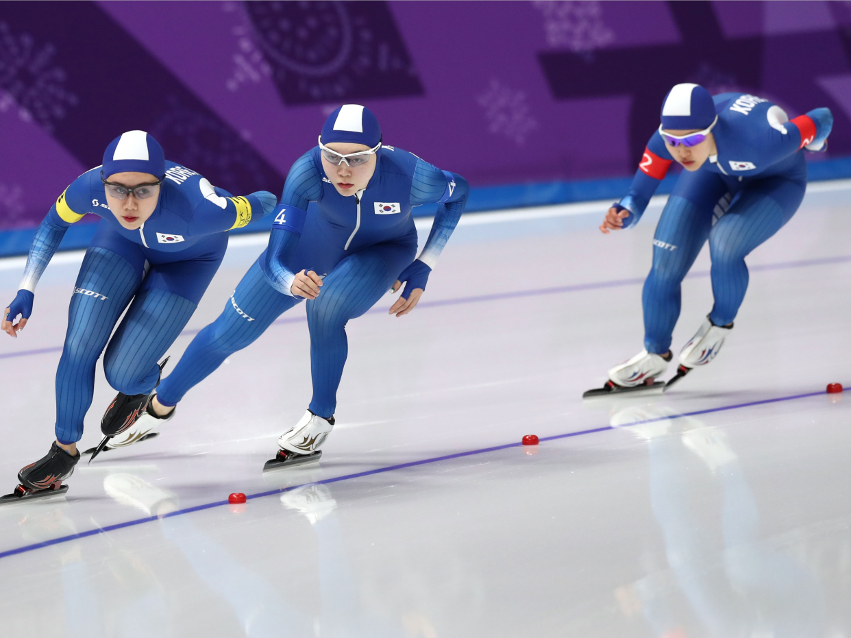 South Korean Speed Skating Winter Olympic