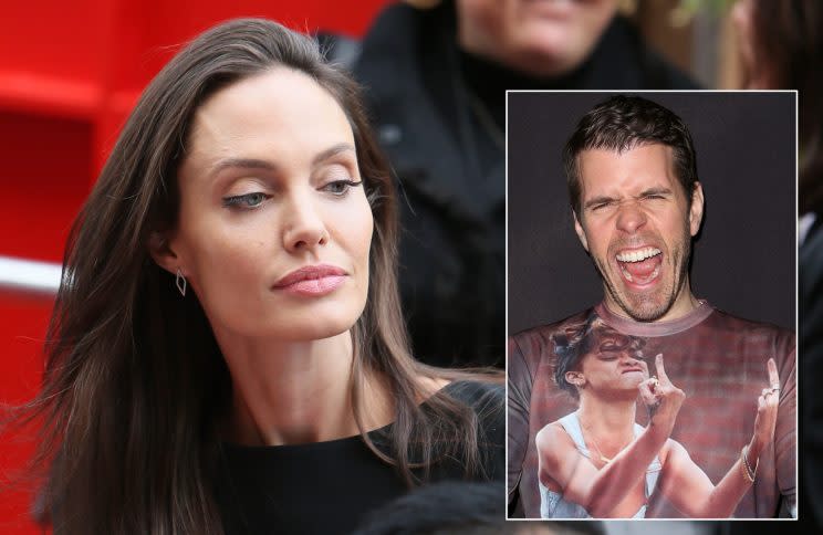 Angelina Jolie has threatened to sue Perez Hilton (WEN)