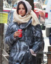 <p>Selena Gomez keeps it cool on a walk with her dogs (not pictured) on Jan. 24 in New York City.</p>