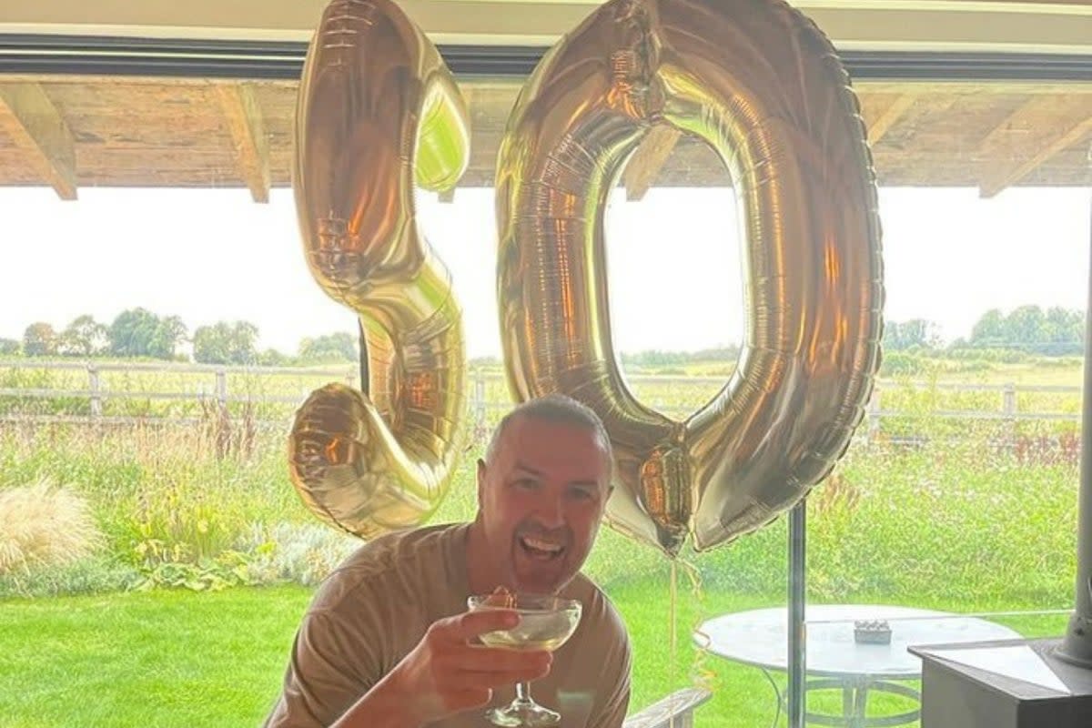 Paddy McGuinness has given fans a glimpse inside his 50th birthday celebrations  (Instagram @mcguinness.paddy)