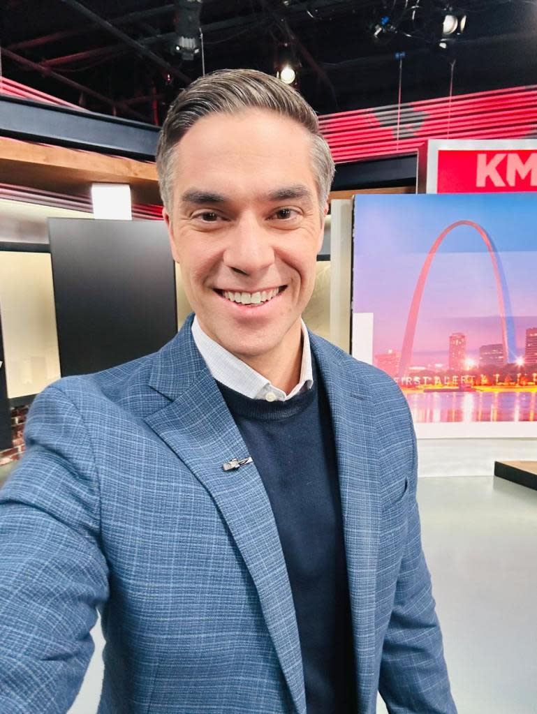 St. Louis TV station, KMOV, was forced to apologize after Cory Stark referred to minority homeowners as “colored homeowners” on air. Cory stark / Facebook