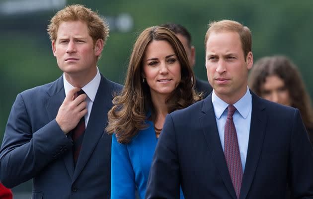 She leaves Prince Harry, Prince William and Kate Middleton trailing in her wake. Photo: Getty Images