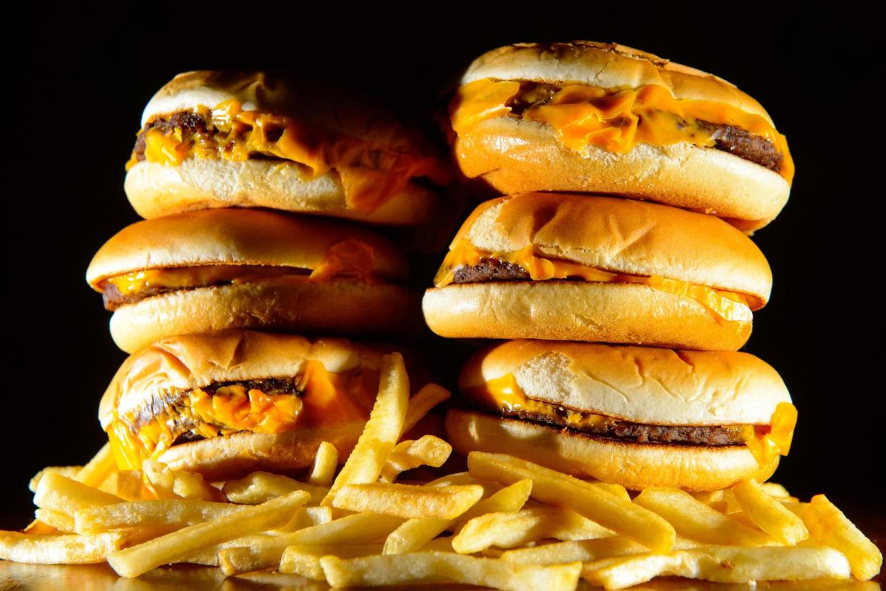 Labelling the number of calories in fast food restaurant meals can be linked to a "small" reduction in the amount customers purchase, a new study claims: PA Wire/PA Images