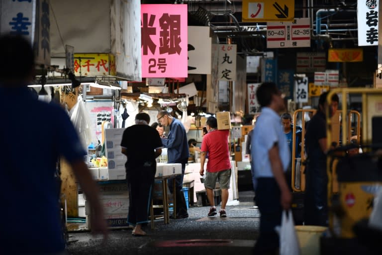 Traders will sell their last wares at Tsukiji's inner market on October 6, shutting up shop after one final tuna auction