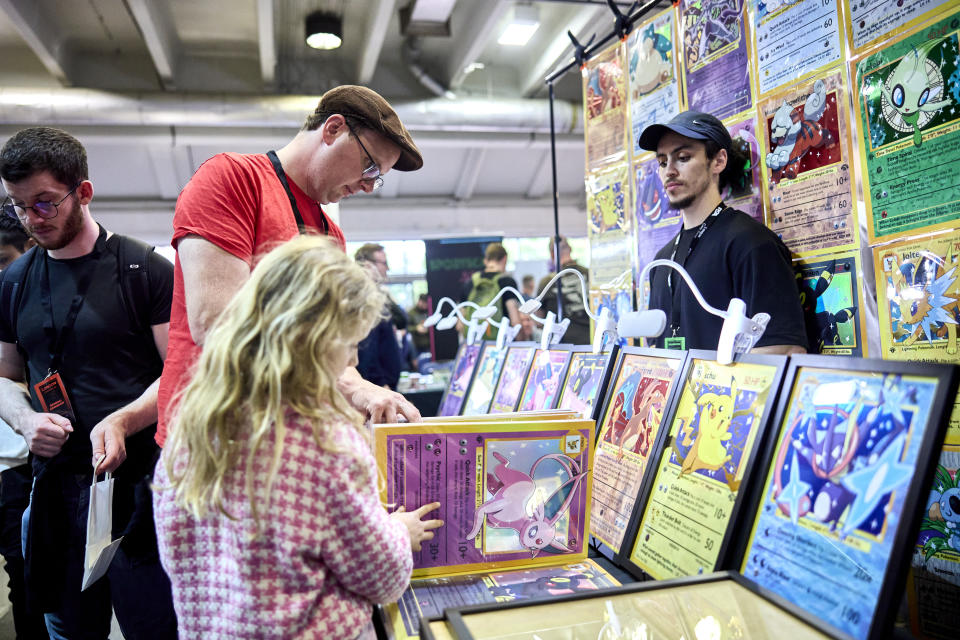 Since the pandemic, the trading card community has grown from a niche hobby to a multi-million dollar industry, with eBay reporting a 113% increase in trading card sales in Europe in 2021 alone. Photo: London Card Show