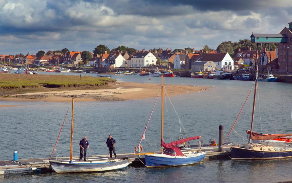 North Norfolk coast of England