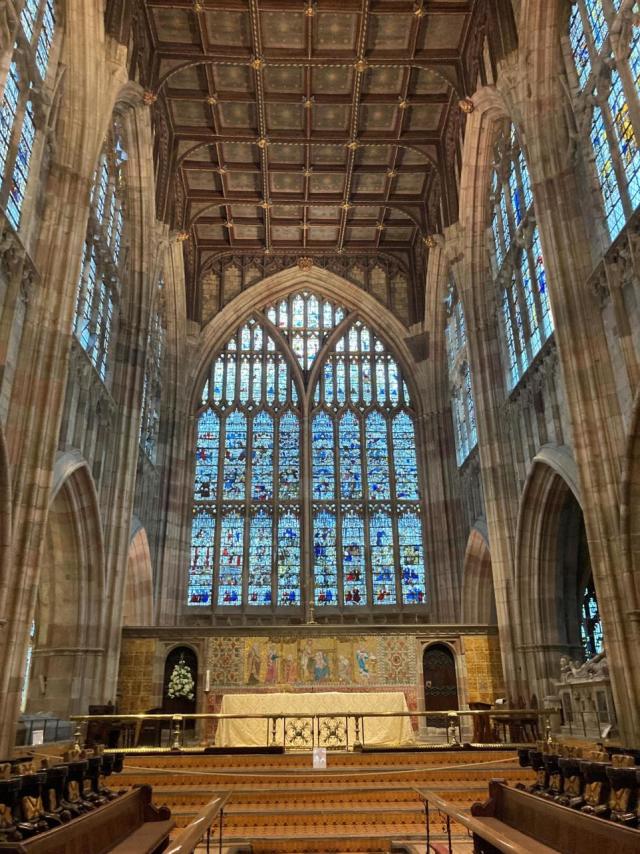 The ancient windows of Gt. Malvern Priory