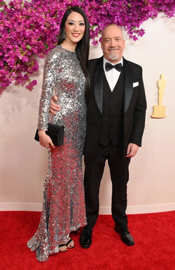 Clara Wong and Paul Giamatti 96th Annual Academy Awards, Arrivals, Los Angeles, California, USA - 10 Mar 2024