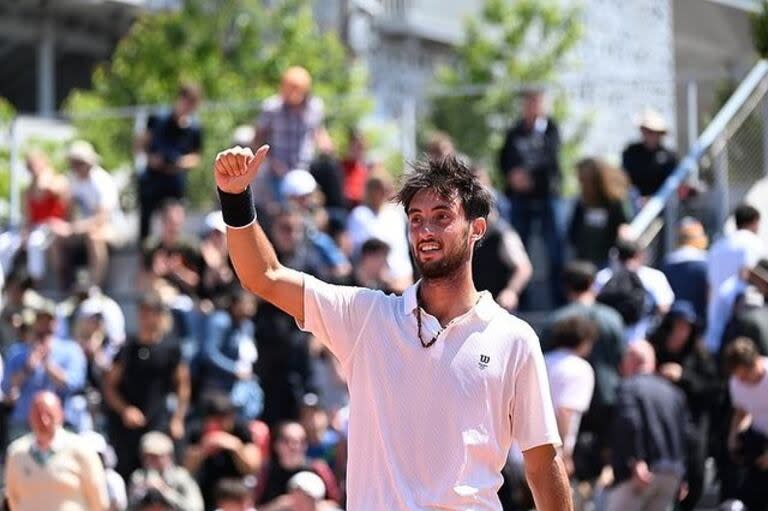 Thiago Tirante es el único argentino que actuará en la jornada inaugural de Roland Garros, frente a Pedro Martínez.