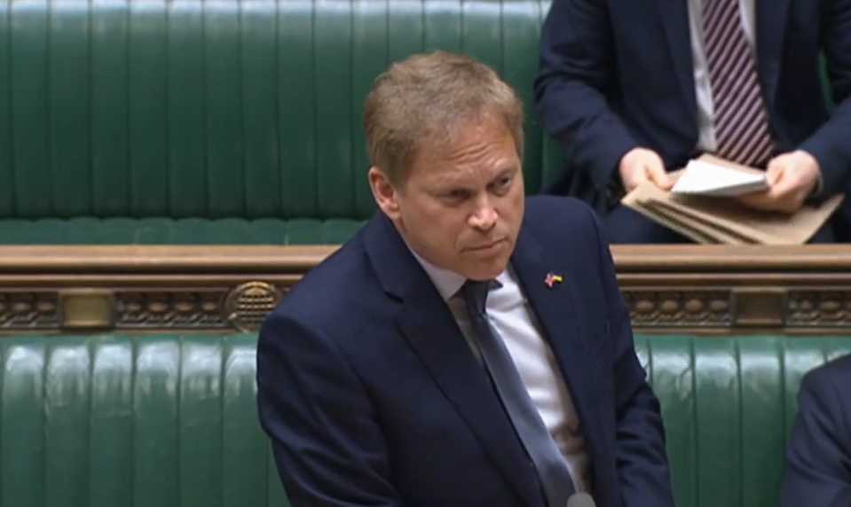 Business Secretary Grant Shapps