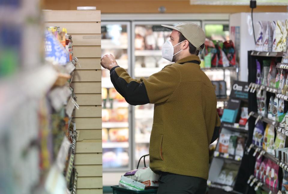 Joshua Mauser was shopping at Rainbow Blossom on Lexington Rd. Thursday morning.Nov. 3, 2022