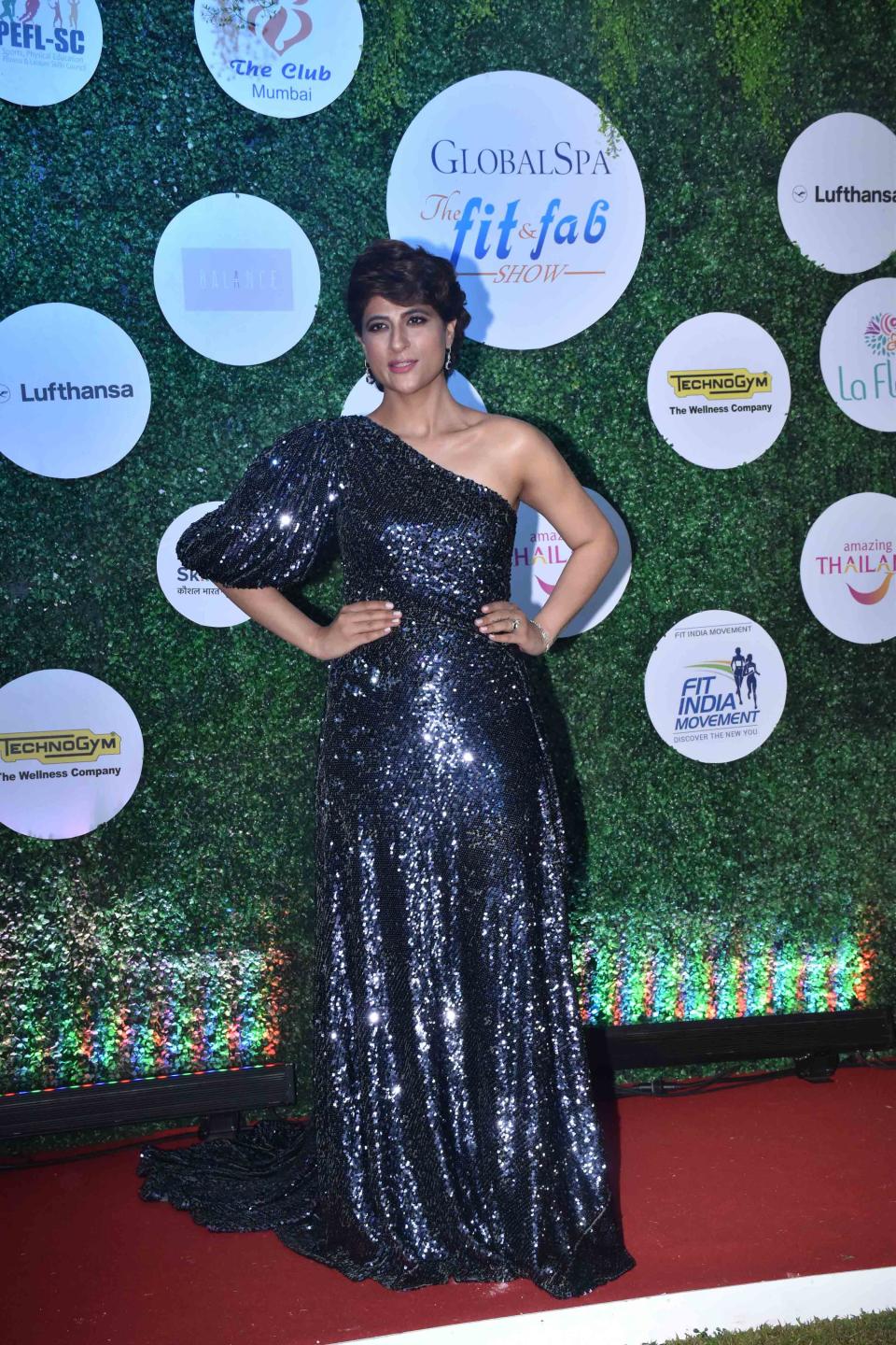 Tahira Kashyap Khurrana turned heads in her outfit.
