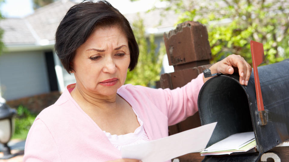 Woman Checking Mailbox