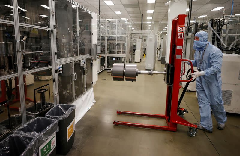 Envision battery manufacturing plant at Nissan's Sunderland factory