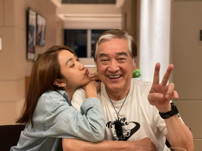Lesley said that father Paul Chun is both the mum and dad to her