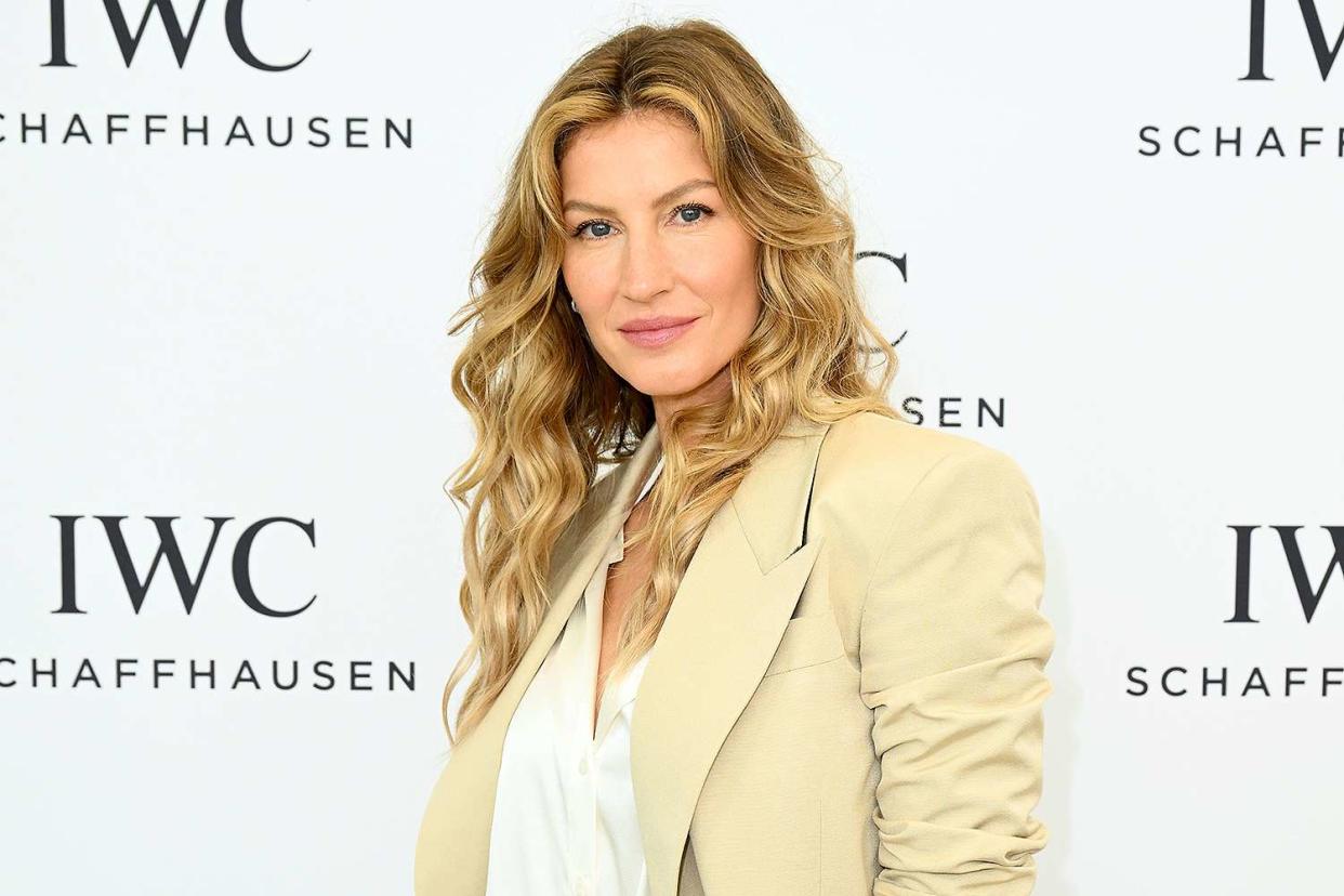 <p>Jason Koerner/Getty</p> Gisele Bundchen in December 2023